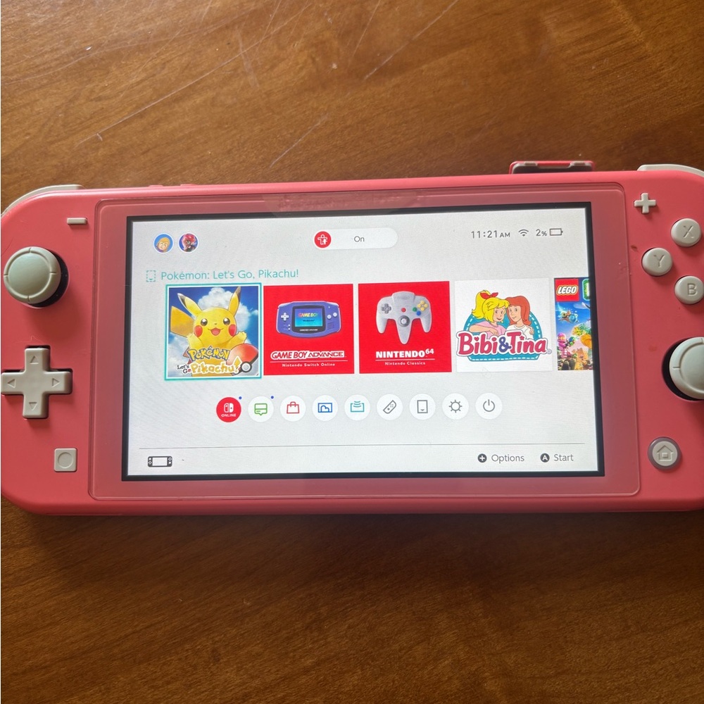 Nintendo Switch Lite Pink Handheld Console